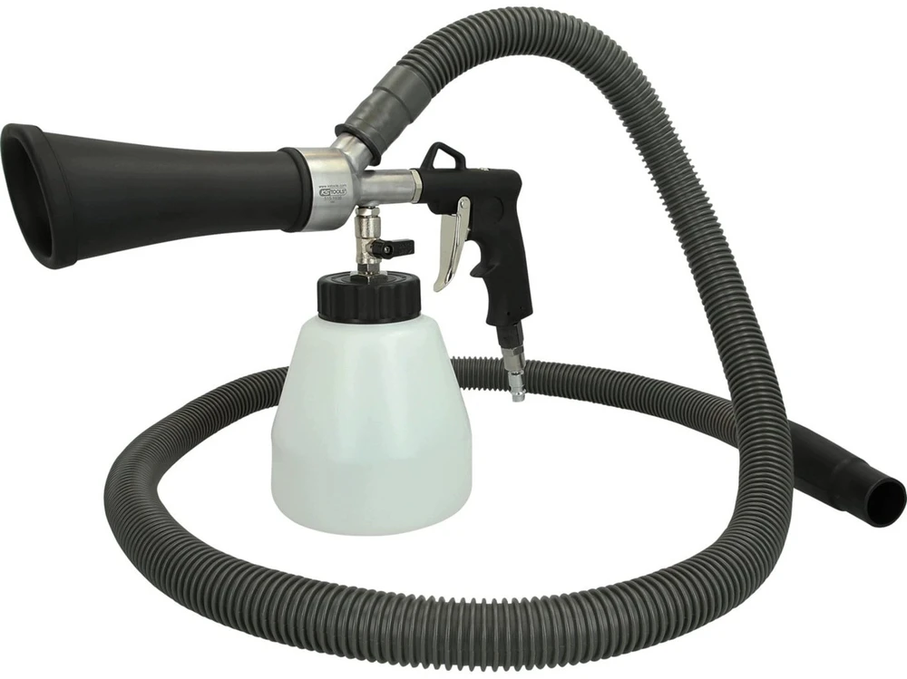 Pneumatinis valymo pistoletas su nusiurbimo žarnomis KS TOOLS