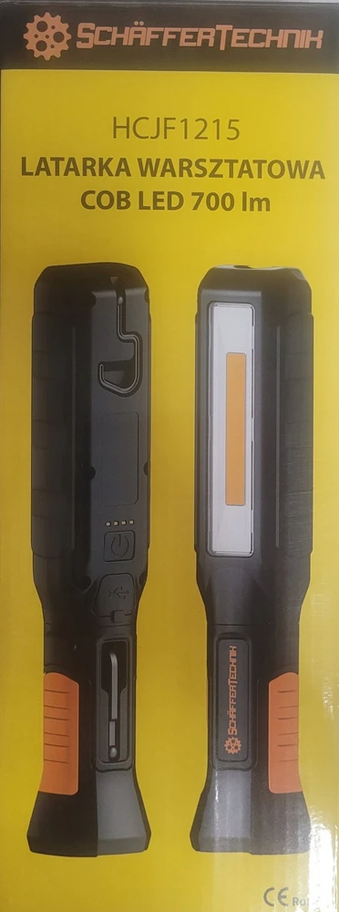 Urzadzenia Warsztatowe Dirbtuvių įranga KT HC COB LED DIRBTUVĖS LAMPAS 700lm POWERBANK
