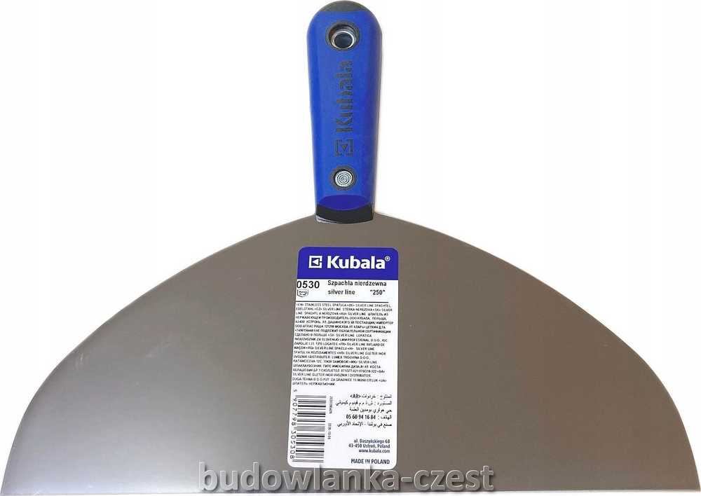 Kubala SZPACHLA NIERDZEWNA Sidabrinis LINE 250MM