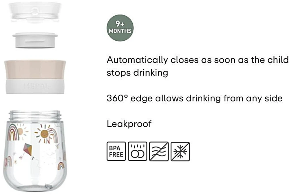 Little Dutch KUBEK DZIECIĘCY TRENINGOWY DO NAUKI PICIA MIO 300 ML LITTLE FARM