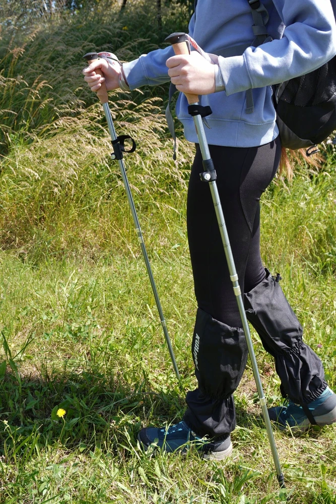 Kubisport Kije kijki trekkingowe składane 5-częściowe regulowane 115-135 cm (Kub_05-LTH134K)