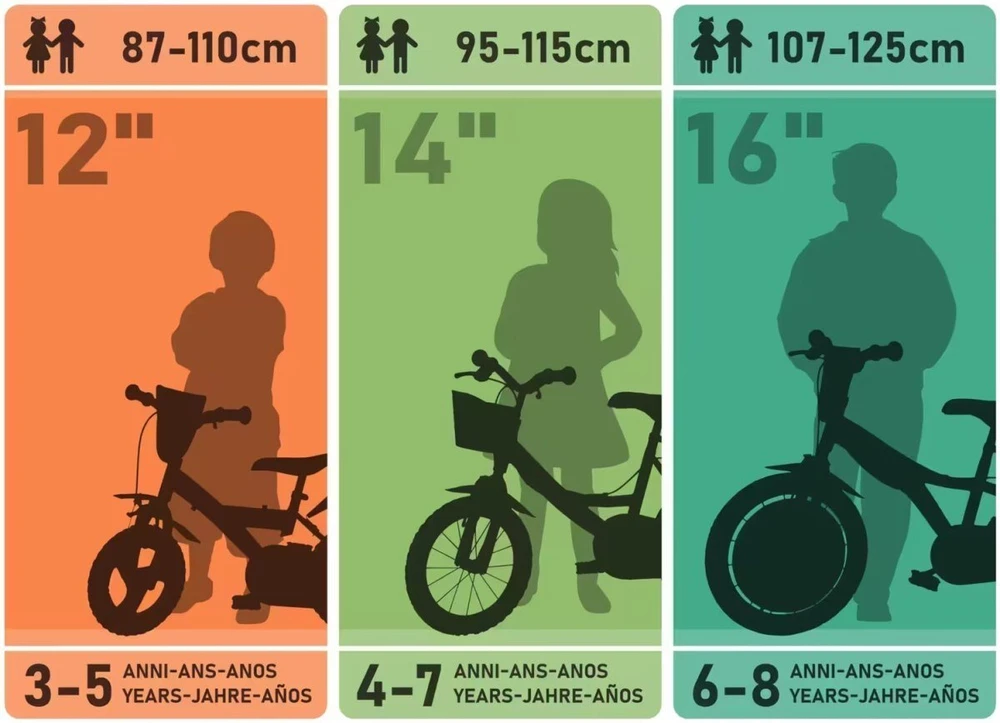 Kubisport Vaikiškas dviratukas 14 Cali Zygzak McQueen Cars Auta hamulec Dino Bikes (Kub_05-CSK5143K/CS3)