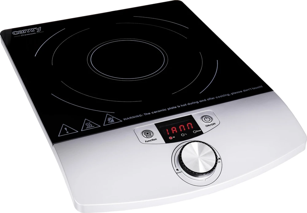 Kaitlentė Adler Camry Cooker Indukcija | CR 6515 | Degiklių / virimo zonų skaičius 1 | Juodas/Sidabrinis | Indukcija