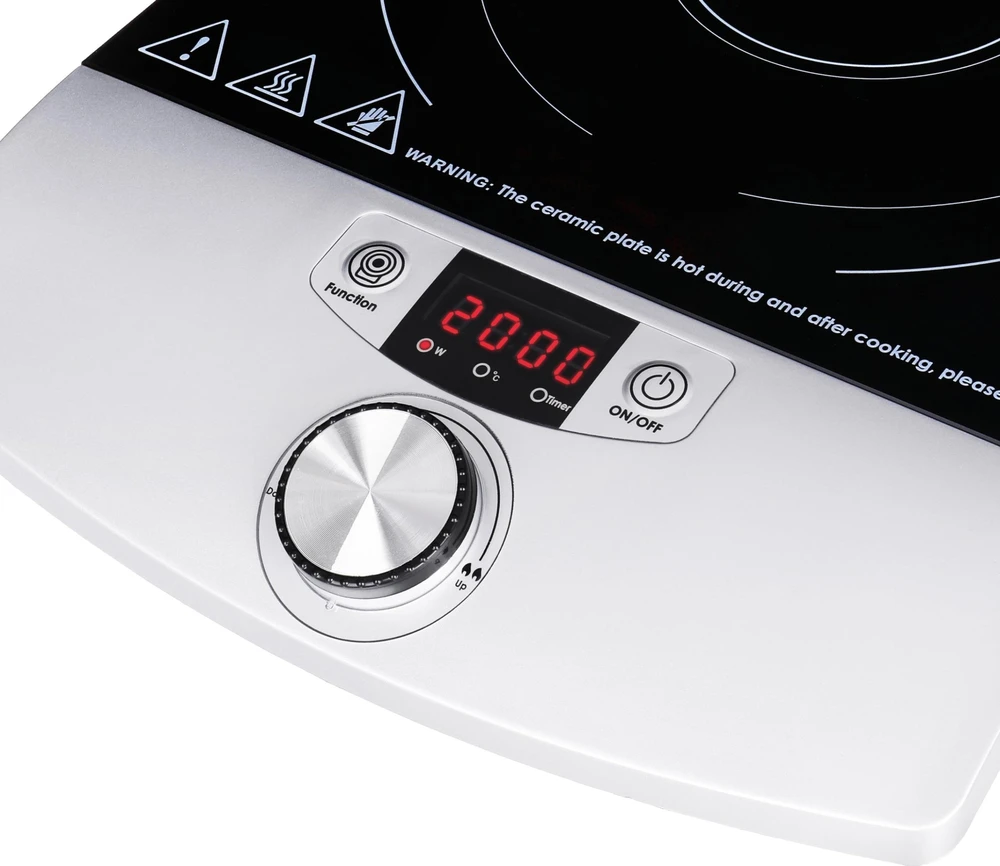 Kaitlentė Adler Camry Cooker Indukcija | CR 6515 | Degiklių / virimo zonų skaičius 1 | Juodas/Sidabrinis | Indukcija