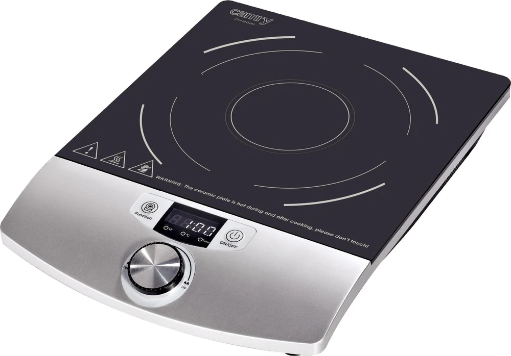 Kaitlentė Adler Camry Cooker Indukcija | CR 6515 | Degiklių / virimo zonų skaičius 1 | Juodas/Sidabrinis | Indukcija