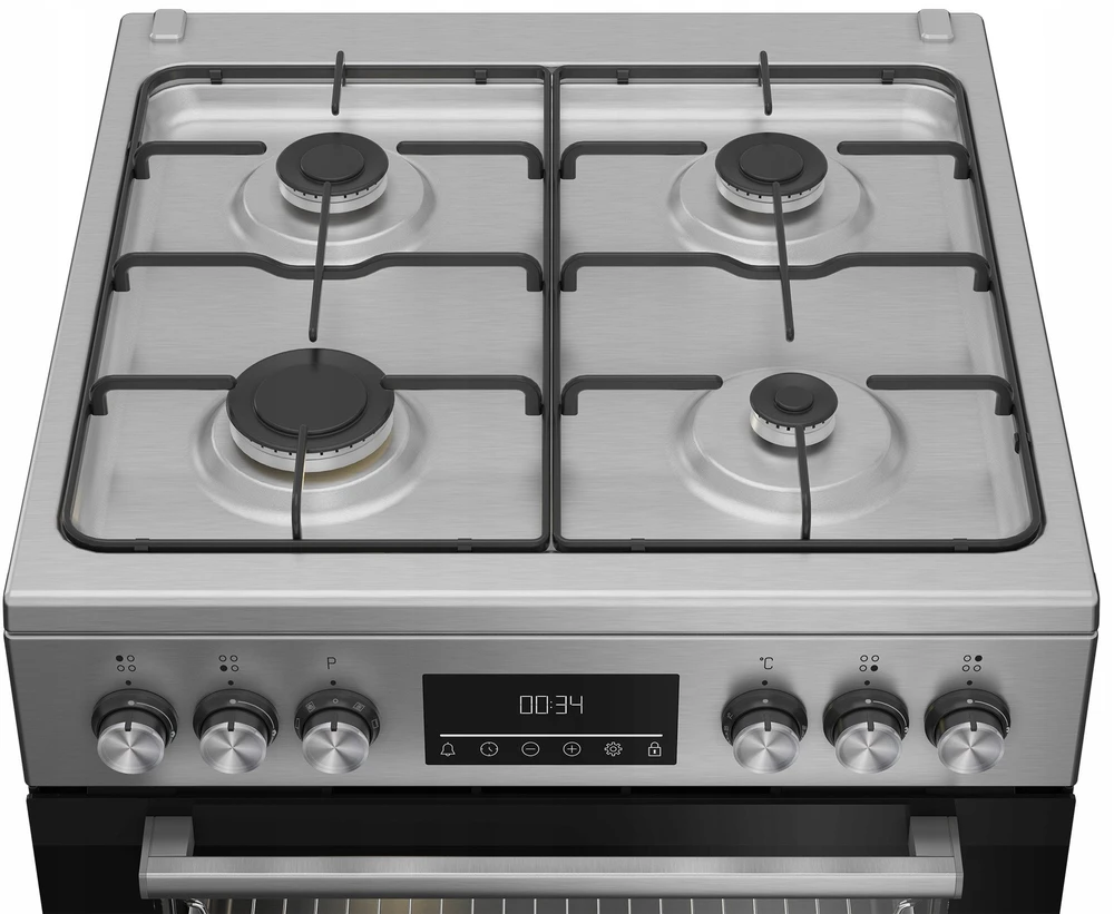 Dujinė viryklė su elektrine orkaite Beko FBE6330GXDSN