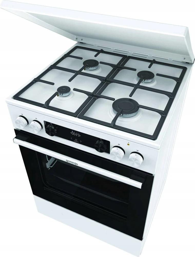 Dujinė viryklė su elektrine orkaite Gorenje GKS6C71WF (Pažeista pakuotė)