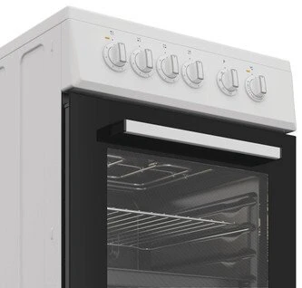 Viryklė INDESIT Cooker | I5V8PMW | Hob type Ceramic | Oven type Electric | Baltas | Plotis 50 cm | Gylis 60 cm | 55 L