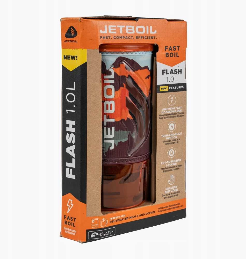 Jetboil nešiojama dujinė stovyklavimo viryklė su automatinio uždegimo sistema, 1 l talpa, FLMS3