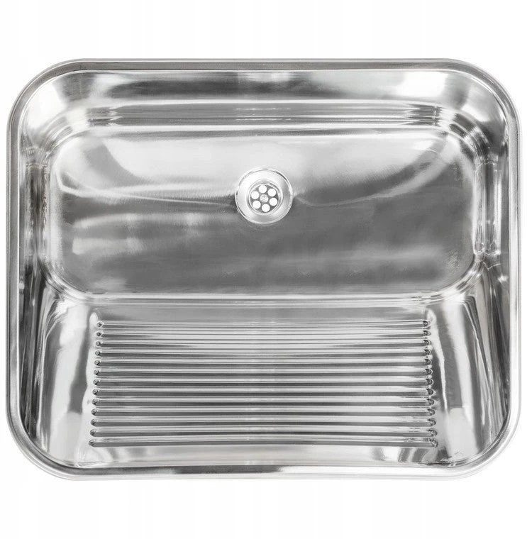 Plieninė ūkinė plautuvė Kuchinox EKO, SKE_090A, Inox