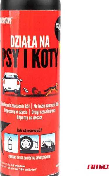Purškalas nuo šunų ir kačių automobilių ratams KUNAGONE, 250 ml