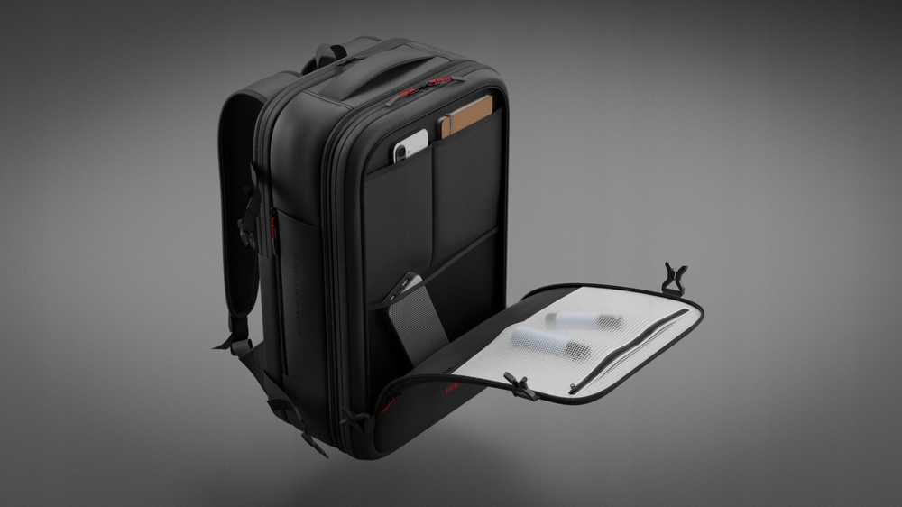 Daugiafunkcinė vakuuminė kuprinė Diablo Chairs Backpack Air juodos spalvos