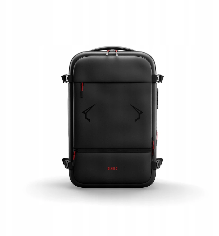 Daugiafunkcinė Diablo Chairs Backpack Air kuprinė, juodos spalvos