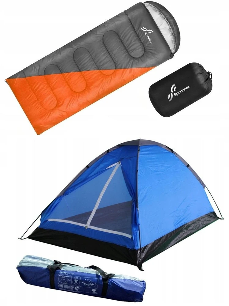 Turistinė kuprinė Kuprinė Ewakuacyjny + Wyposażenie ReadyPack X2 Rinkinys Palapinė Miegmaišis Jedzenie/ ReadyPack X2 Juodas