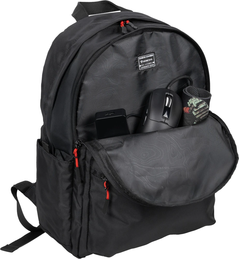 Genesis | Pallad 200 | Tinka iki 14.1 " | Backpack | Shoulder strap | Juodas