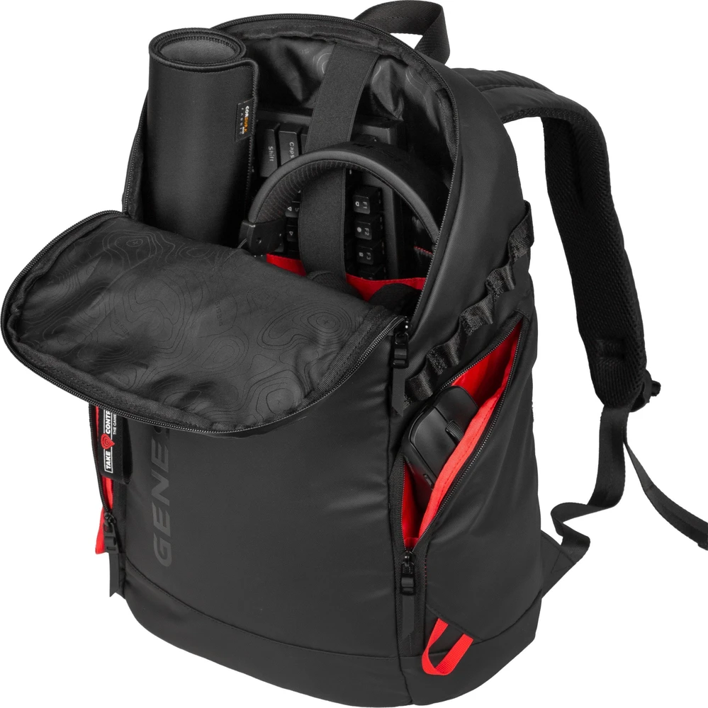 Genesis | Pallad 420 | Tinka iki 15.6 " | Nešiojamas kompiuteris Backpack | Atsparus vandeniui | Juodas