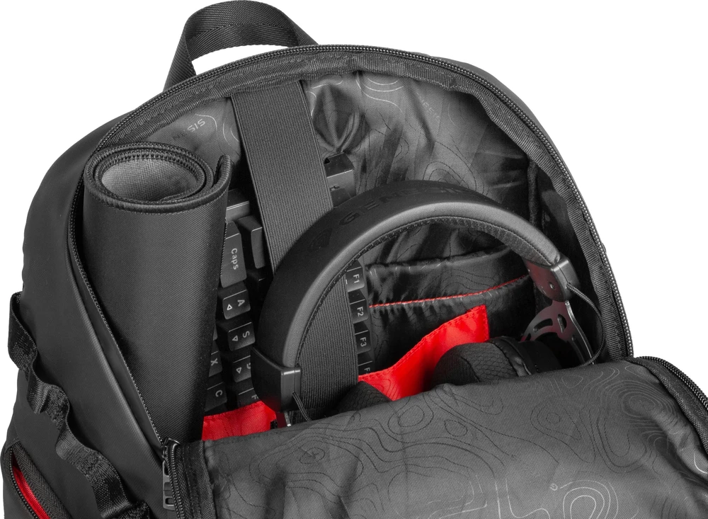Genesis | Pallad 420 | Tinka iki 15.6 " | Nešiojamas kompiuteris Backpack | Atsparus vandeniui | Juodas