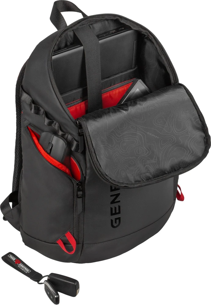 Genesis | Pallad 420 | Tinka iki 15.6 " | Nešiojamas kompiuteris Backpack | Atsparus vandeniui | Juodas