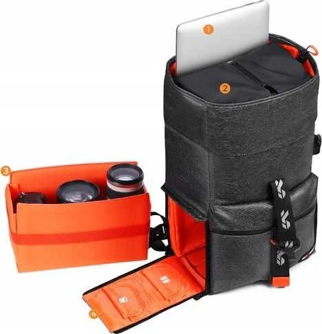 K&F Concept Kuprinė fotoaparato ritininis viršus /KF 13.096V1