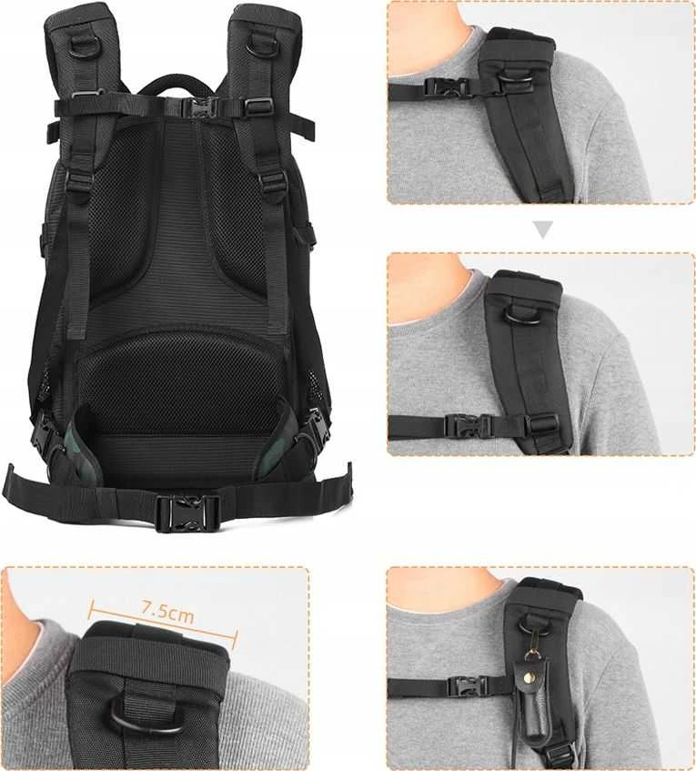 Kf Concept Kf Backpack Photo Photo kuprinė, skirta fotoaparatui / nešiojamam kompiuteriui / trikojiui Kf13.119
