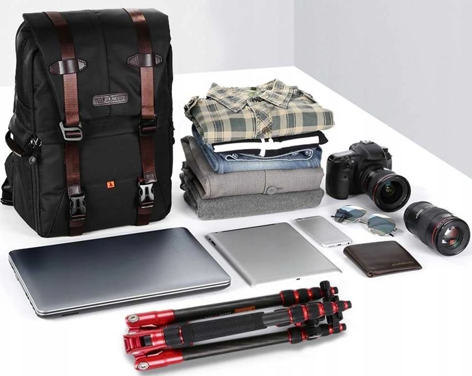 Kuprinė Kf Kuprinė Fotograficzny Foto 20l Duży K&f Concept Na Aparat Dslr Nešiojamas kompiuteris Drona / Kf13.092