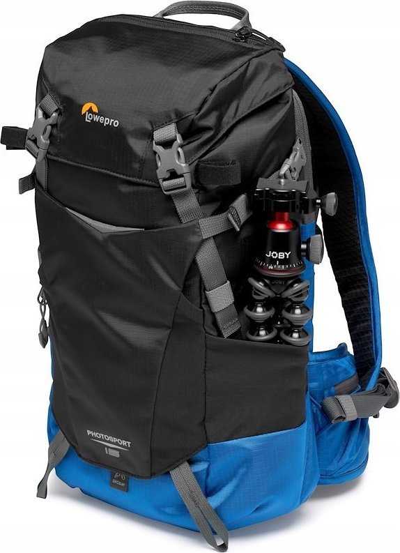 Lowepro kuprinė PhotoSport BP 15L AW III, juoda/mėlyna