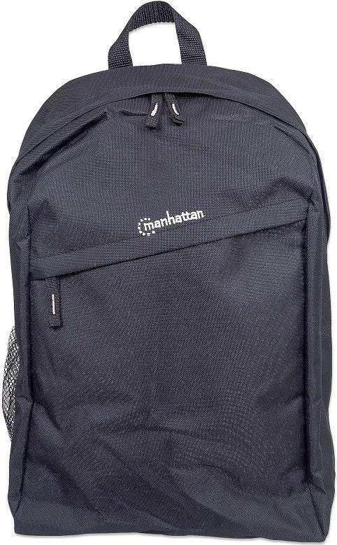 MANHATTAN Knappack Backpack, Lightweight, Top-Loading, For Nešiojamas kompiuteris Computers Up To 15.6″, Juodas, 439831