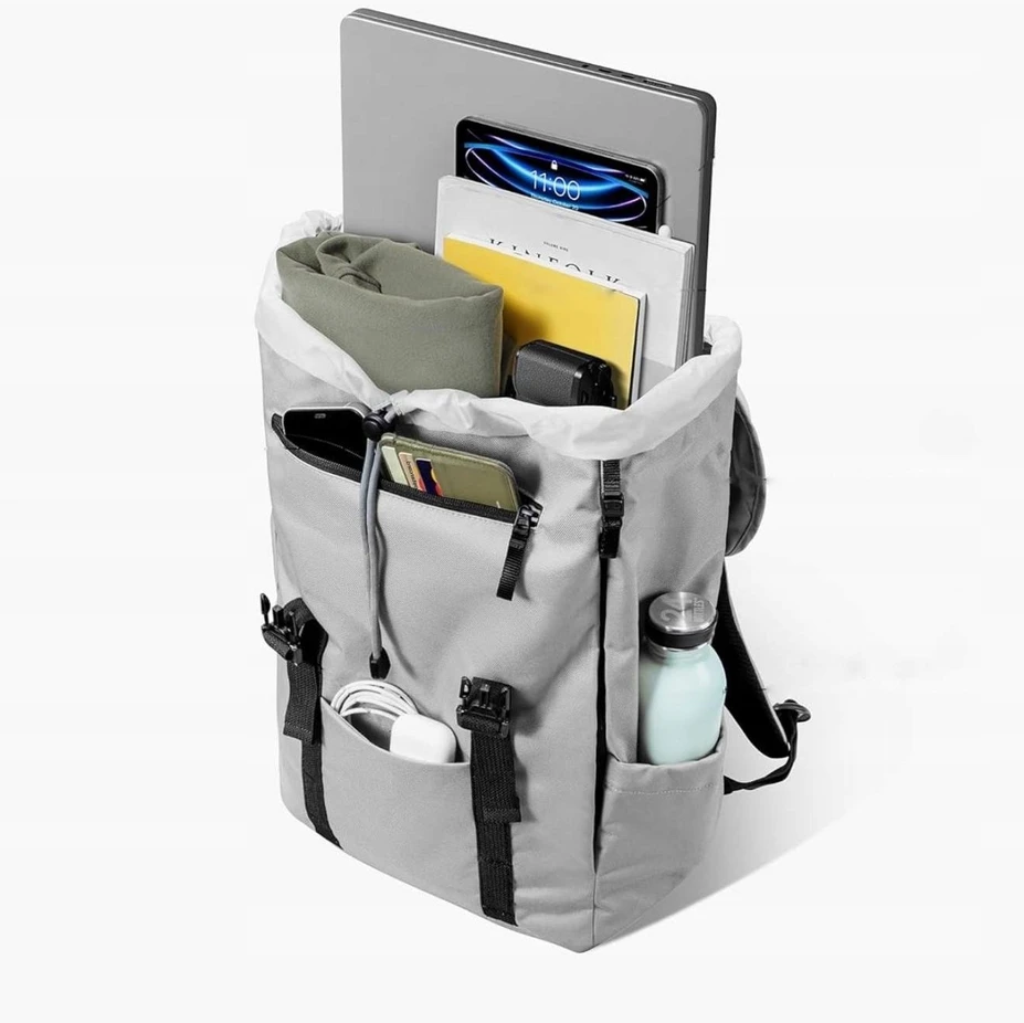 Tomtoc VintPack-TA1 Nešiojamas kompiuteris Backpack, 15.6"/22L (Gray)