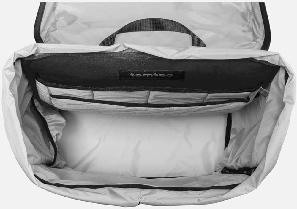 Tomtoc VintPack-TA1 Nešiojamas kompiuteris Backpack, 15.6"/22L (Gray)