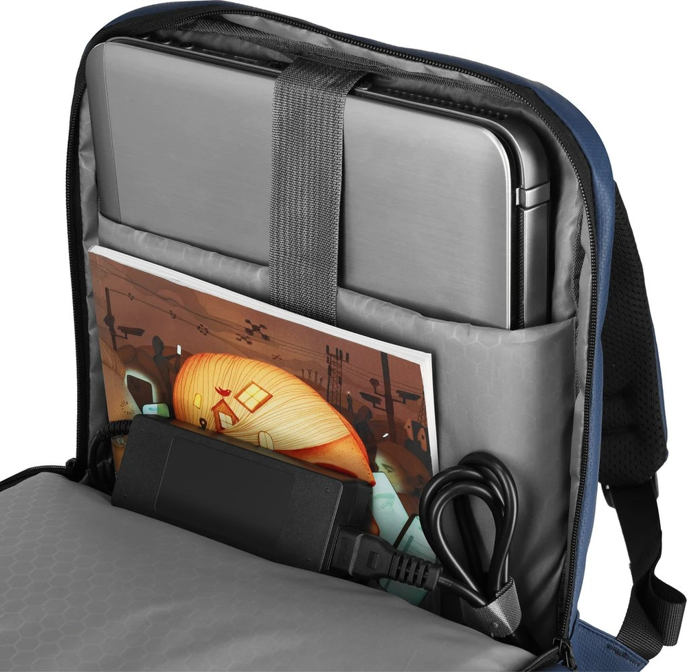 Kuprinė Nils Extreme NC4502 na laptop su USB mėlyna NILS