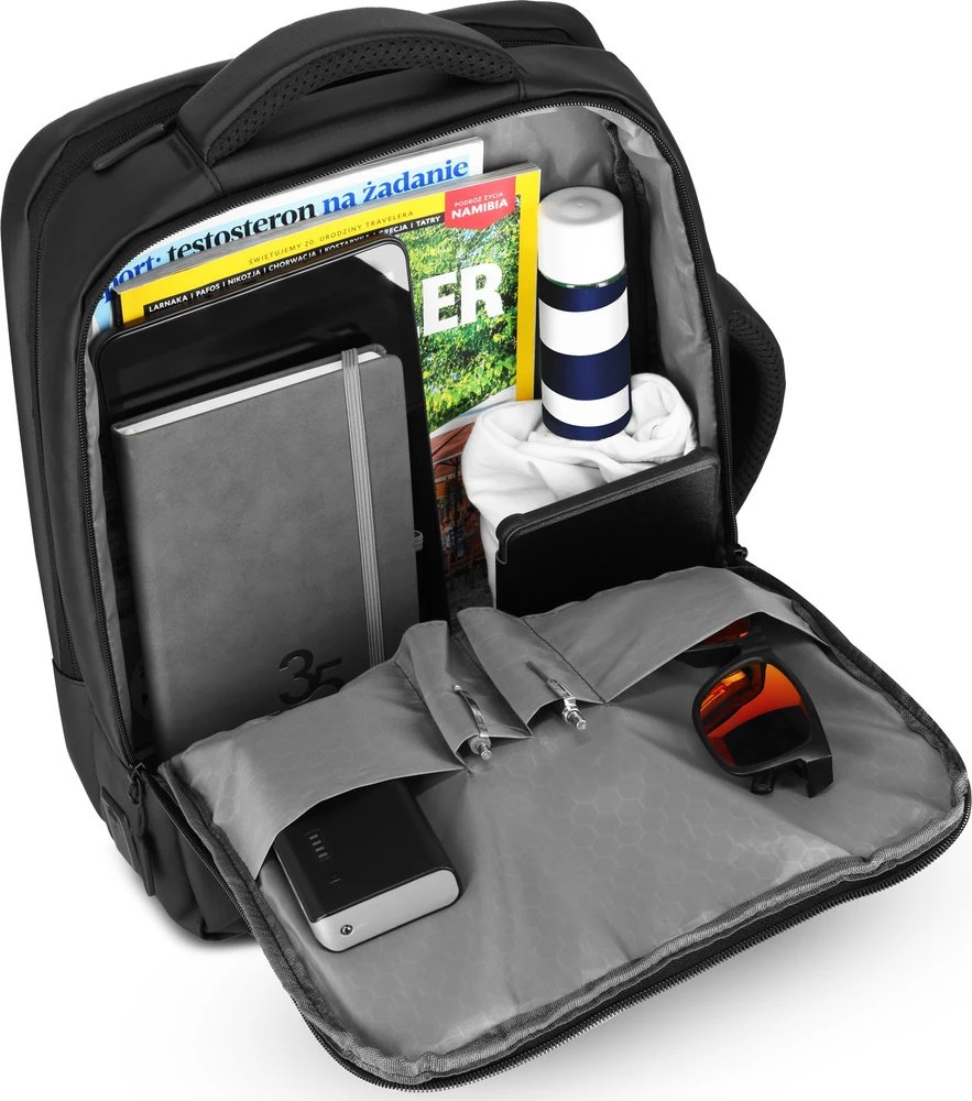 Kuprinė Nils Extreme NC4502 Kuprinė na laptop su USB juoda NILS