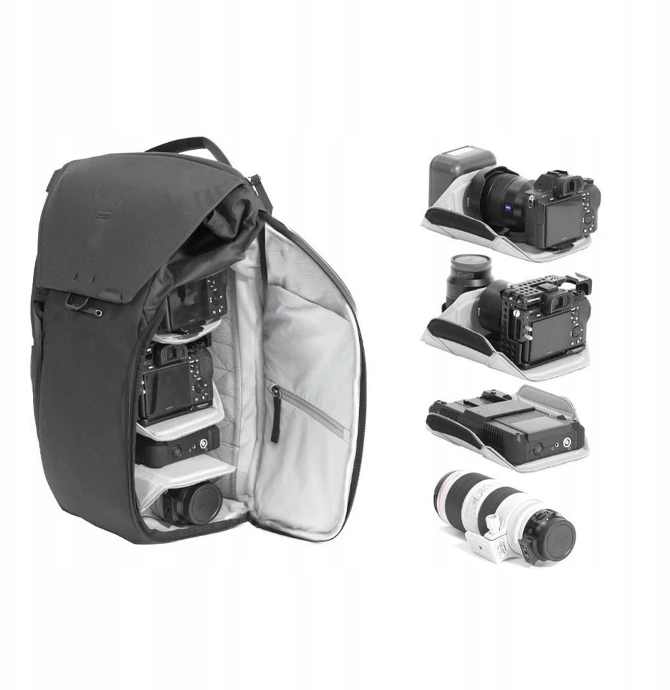 Kuprinė Peak Design Everyday Backpack 30L v2 - Grafitowy - EDLv2