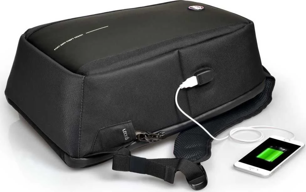 Kuprinė   PORT DESIGNS | ANTI-THEFT | Chicago EVO | Fits iki size 15.6 " | Backpack | Juoda | 13-15.6 " | Petnešėlė