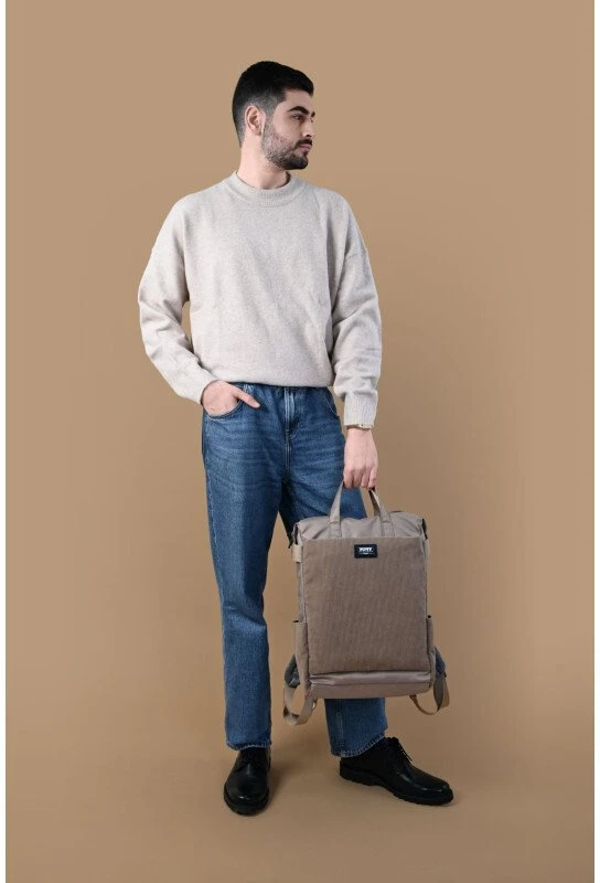 PORT DESIGNS MILANO II ECO TOTEPACK, kuprinė NB 14–16 colių, dykumos ruda