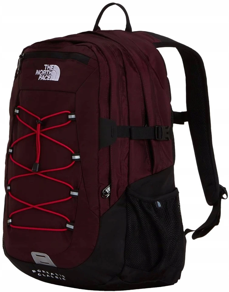 Nešiojamojo kompiuterio kuprinė The North Face Borealis Classic – tamsiai bordinė/tnf juoda