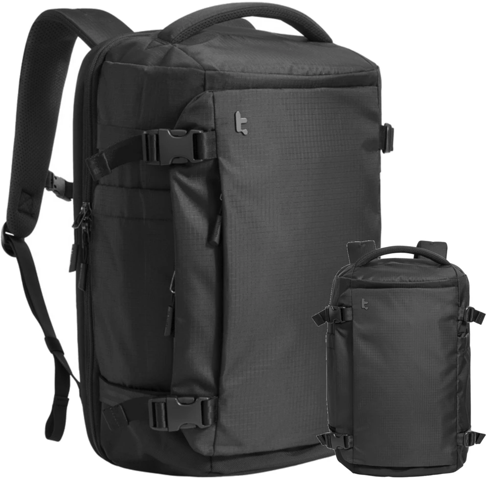 TOMTOC Navigator-T66 Liteway kelioninė kuprinė 28L/15.6" (juodas)