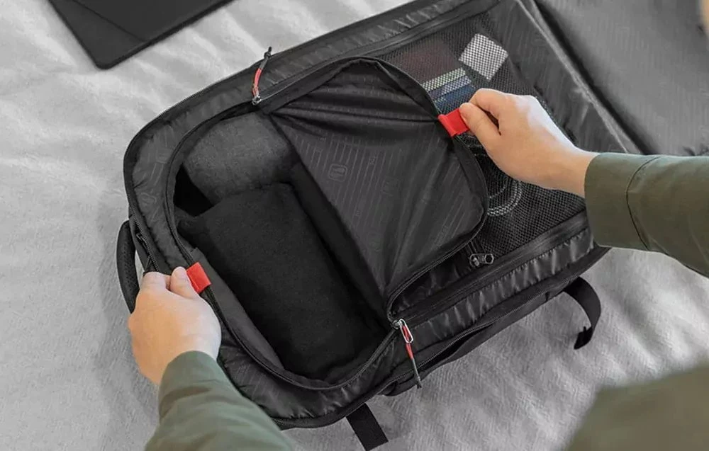 Travel Nešiojamas kompiuteris Backpack Tomtoc Navigator-T66 17"/40L (juodas)