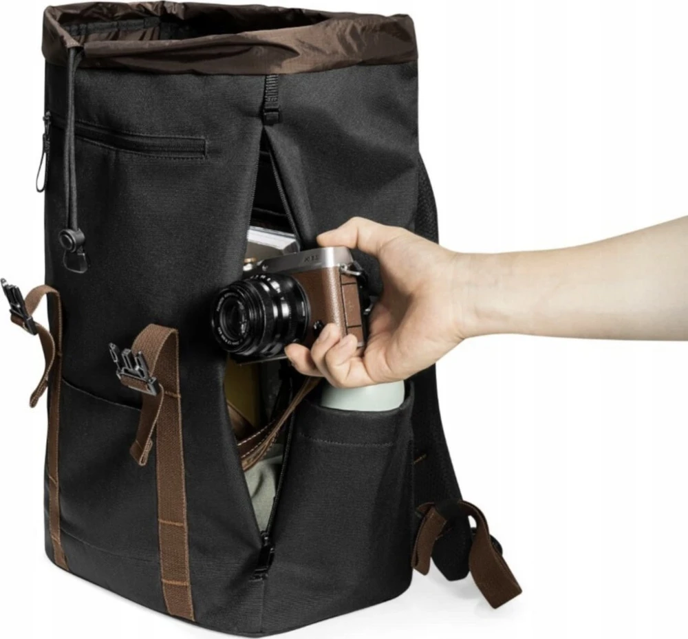 Nešiojamas kompiuteris backpack Tomtoc VintPack-TA1,15,6"/22L / 15,6'' (juodas)