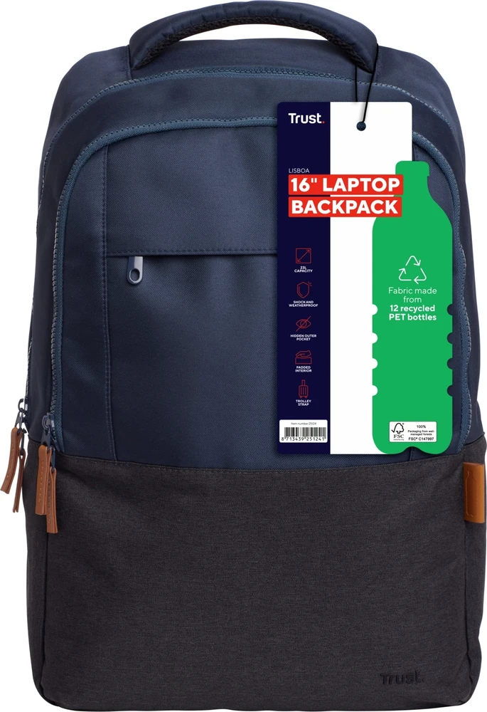 NB BACKPACK LISBOA 16"/Mėlynas 25124 TRUST