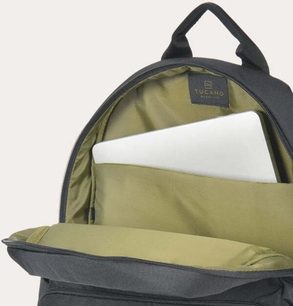 Nešiojamas kompiuteris backpack Tucano Baldo for laptop 15.6″/MacBook Pro 16″ juodos spalvos