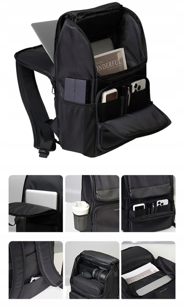 Vention KRO 19l laptop backpack, juodas