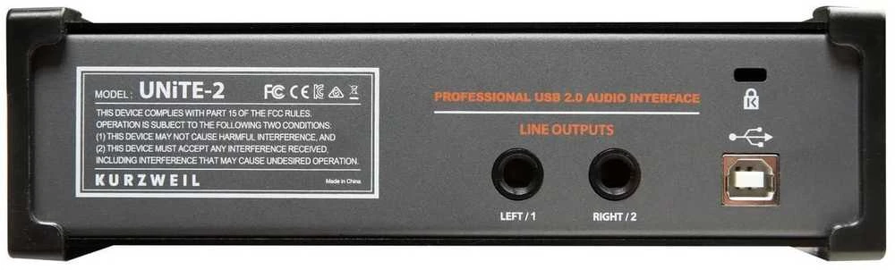 Kurzweil UNiTE-2 - Interfejs Audio USB