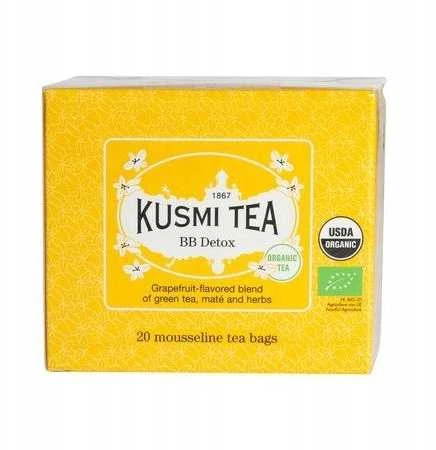 Kusmi Tea BB Detox geltona pakulė