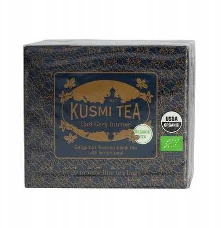 Kusmi Tea Earl Grey Intense arbatos dėžutė