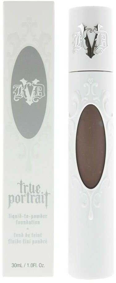 Kat Von D Kvd True Portrait skystas makiažo pagrindas 084 84 Soft Toffee, 30 ml
