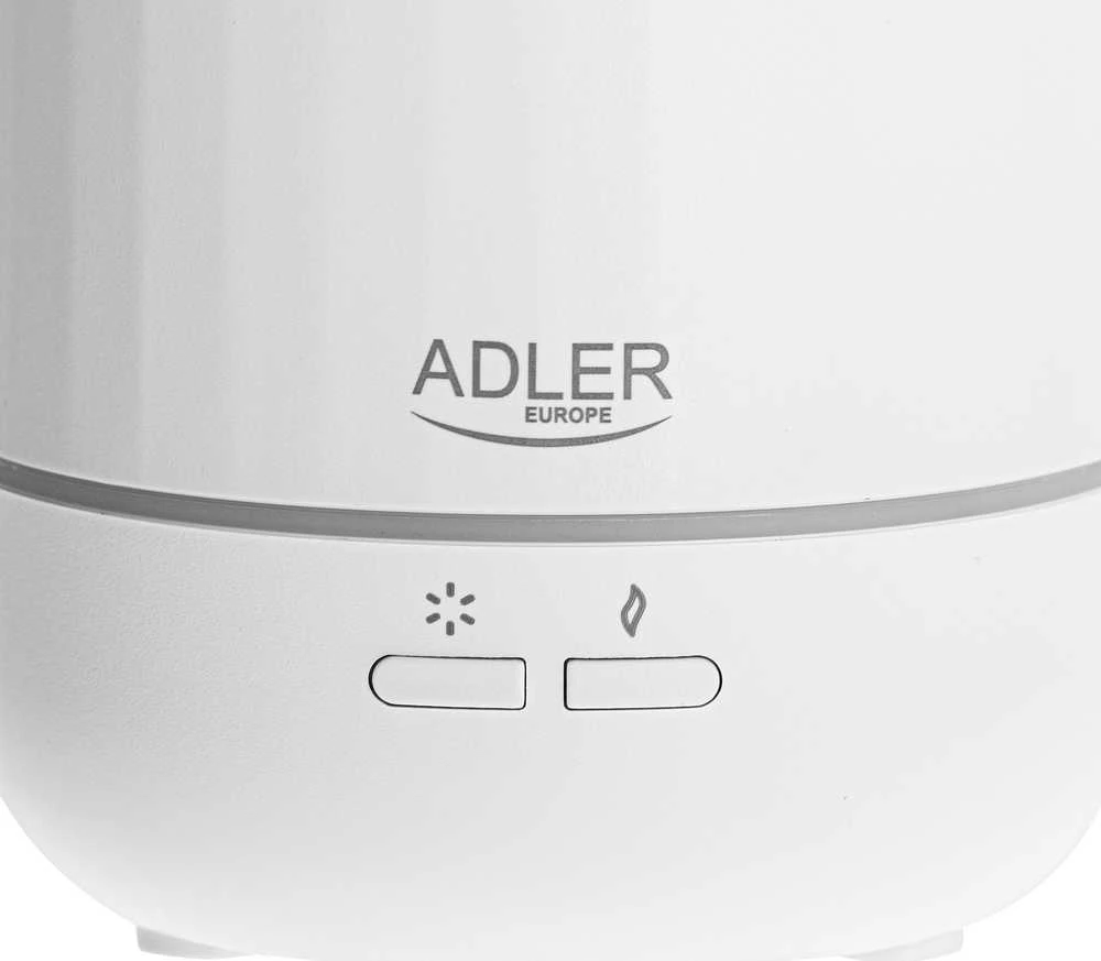 Drėkintuvas Adler | Ultragarsinis aromato difuzorius 3in1 | AD 7968 | Ultragarsinis | Tinka kambariams iki 25 m² | Baltas