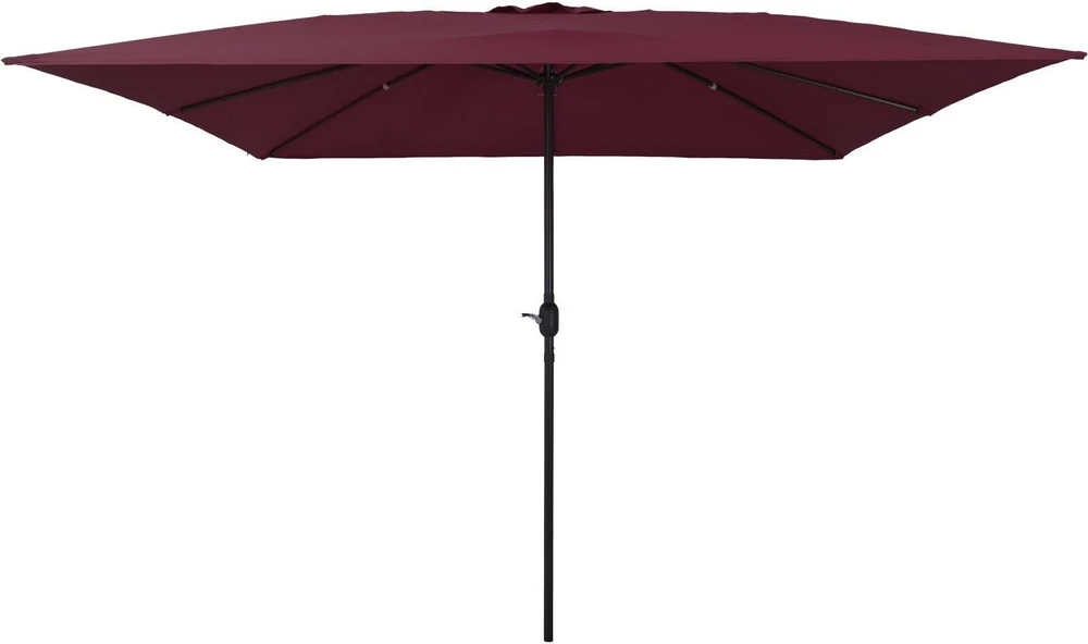 Sodo skėtis Bordo raudona 295 x 295 x 245 cm