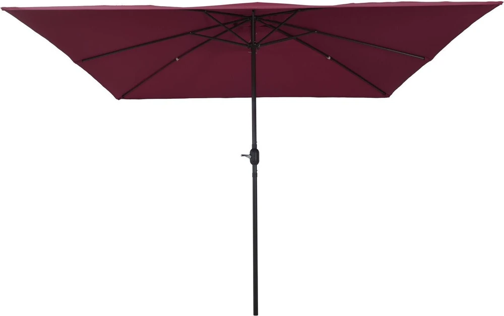 Sodo skėtis Bordo raudona 295 x 295 x 245 cm