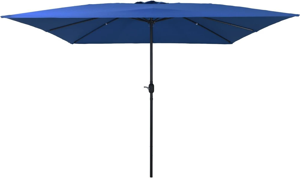 Sodo skėtis 295 x 295 x 245 cm Poliesteris ir plienas Azurblau