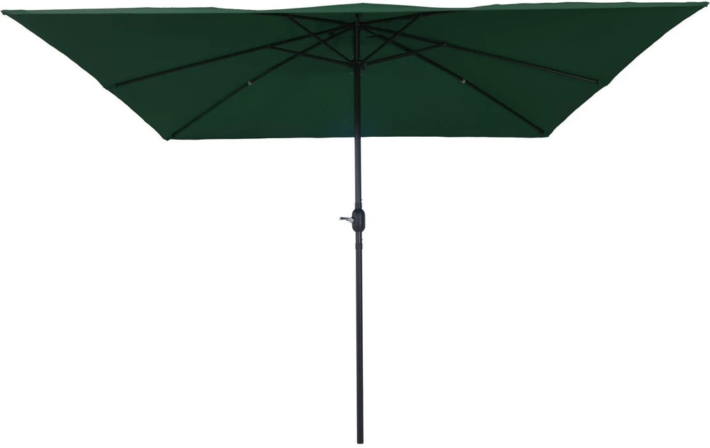 Sodo skėtis Žalia 295 x 295 x 245 cm Poliesteris ir plienas